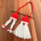 Christmas Gnome Wall Hanging Pattern Crochet PDF Home Decor Scandinavian Style