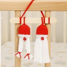 Christmas Gnome Wall Hanging Pattern Crochet PDF Home Decor Scandinavian Style