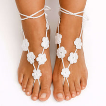 Crochet Barefoot Sandal PDF Pattern for Weddings