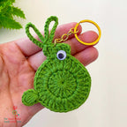 Crochet Bunny Keychain PDF Pattern for Handmade Rabbit Decor and DIY Gift Idea - Hand Trendy
