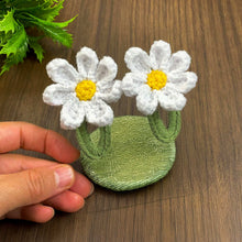 Crochet Daisy Hair Clip PDF Pattern for Handmade Flower Hair Accessory Design - Hand Trendy