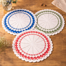 Crochet Round Placemat Pattern PDF, Large Table Mat Design for Farmhouse Kitchen Decor