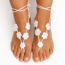 Crochet Barefoot Sandal PDF Pattern for Weddings