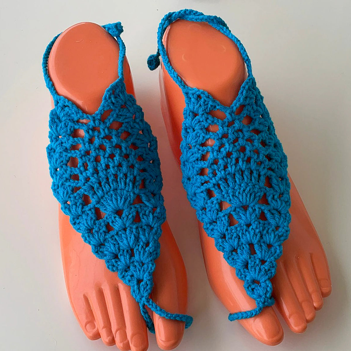 Crochet Barefoot Sandals Pattern PDF - image 3