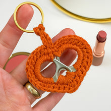 Crochet Can Tab Heart Keychain Pattern, Soda Pop Tab Crochet Design, Pull Tab Heart Keyring Tutorial
