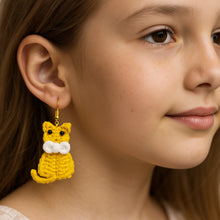 Crochet Cat Earrings Tutorial PDF- Unique Present for Cat Lovers
