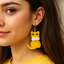 Crochet Cat Earrings Tutorial PDF- Unique Present for Cat Lovers