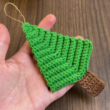 Crochet Christmas Tree Ornament PDF Pattern for Handmade Holiday Decor Gift Idea