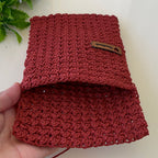 Crochet Crossbody Bag Pattern PDF, Textured Mini Shoulder Purse, Everyday Phone Pouch