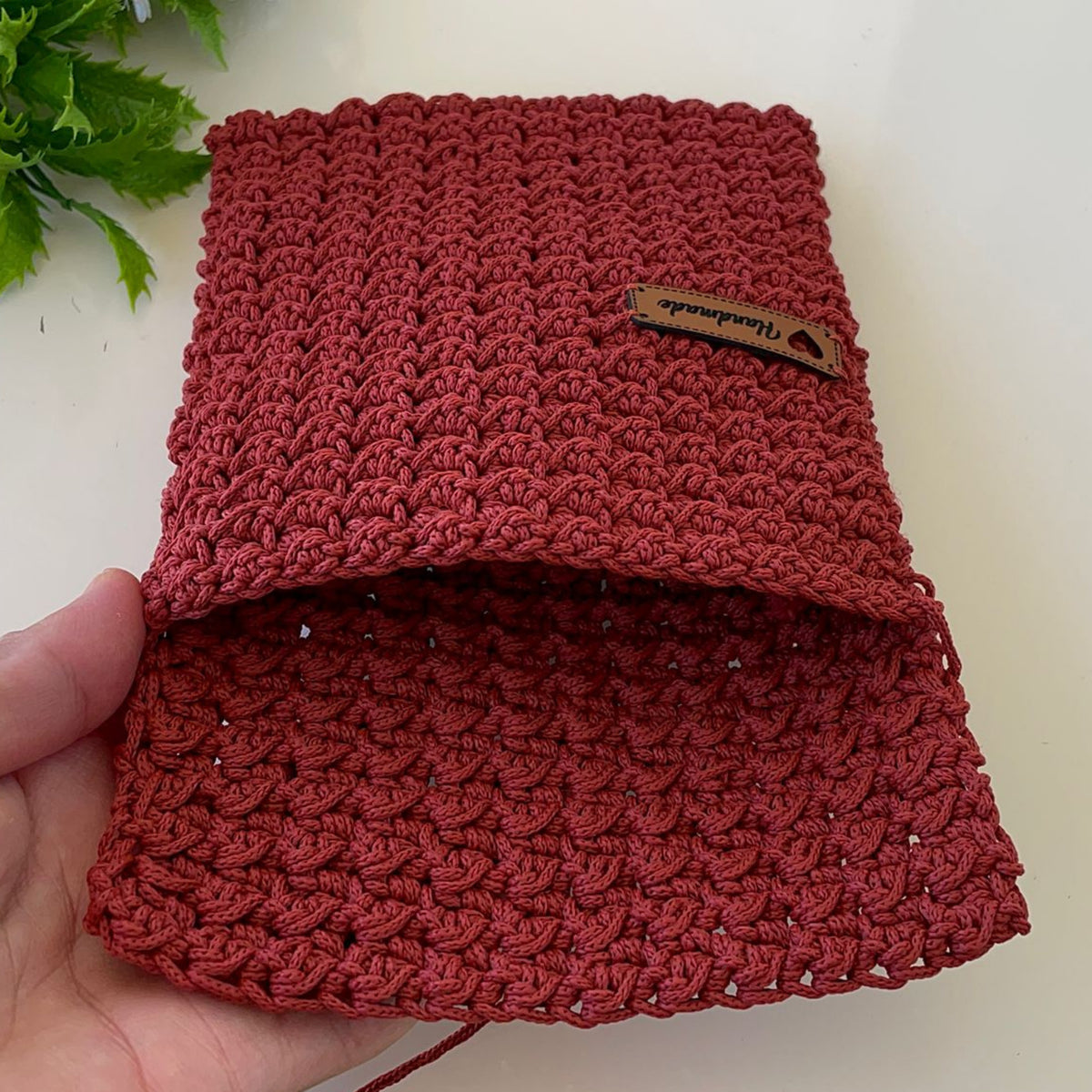 Crochet Crossbody Bag Pattern PDF, Textured Mini Shoulder Purse, Everyday Phone Pouch