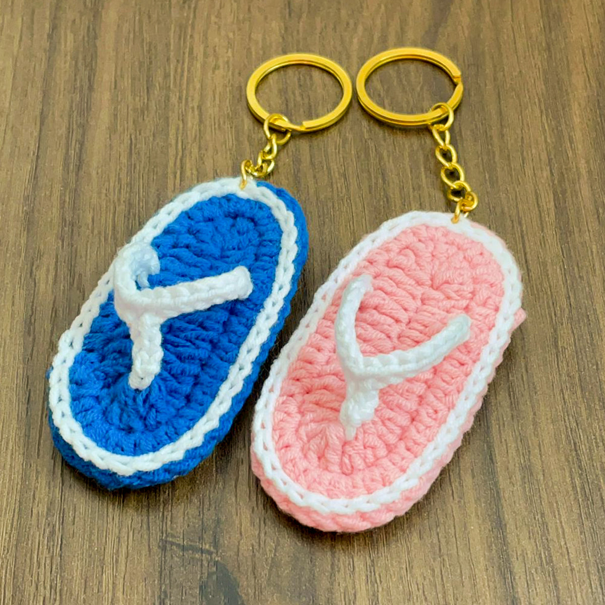 Crochet Flip Flop Keychain Pattern PDF - image 3