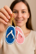 Crochet Flip Flop Keychain Pattern PDF