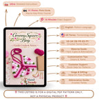 Crochet Granny Square Bag Pattern PDF, Handmade Puff Flower Floral Shoulder Bag Tutorial
