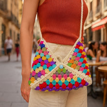 Crochet Granny Square Bag Pattern PDF, Summer Beach Mini Bag Tutorial Download