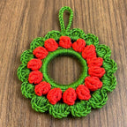 Crochet Holiday Ring Ornament Pattern – Simple PDF Christmas Decoration Guide - Hand Trendy