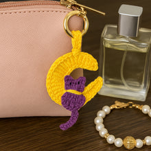Crochet Moon Keychain Pattern PDF, Crescent Moon Bag Charm Tutorial, Cute Keyring Ornament