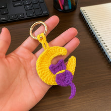 Crochet Moon Keychain Pattern PDF, Crescent Moon Bag Charm Tutorial, Cute Keyring Ornament
