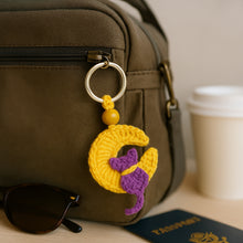 Crochet Moon Keychain Pattern PDF, Crescent Moon Bag Charm Tutorial, Cute Keyring Ornament