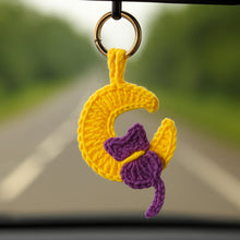 Crochet Moon Keychain Pattern PDF, Crescent Moon Bag Charm Tutorial, Cute Keyring Ornament