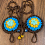 Crochet Motif Barefoot Sandals Pattern - image 3
