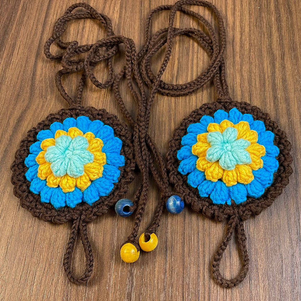Crochet Motif Barefoot Sandals Pattern - image 3