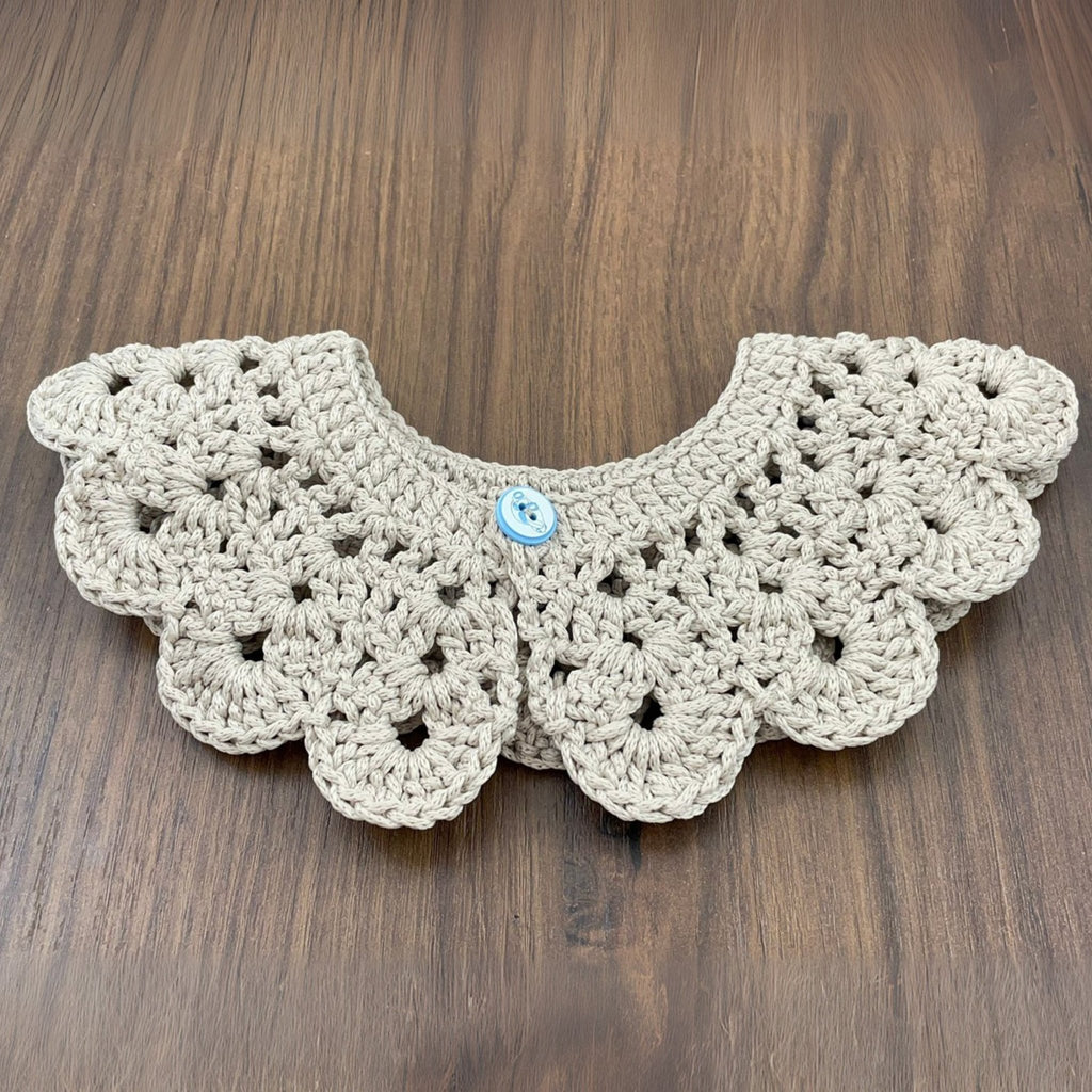 Crochet Peter Pan Collar Pattern For Detachable Vintage Style Lace Neck Accessory Design - Hand Trendy