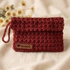 Crochet Pouch Pattern PDF Wallet Organizer Drawstring Phone Card - image 2