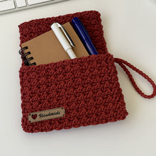 Crochet Pouch Pattern PDF Wallet Organizer Drawstring Phone Card Coin Holder