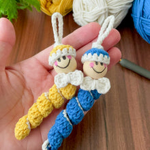 Crochet Spiral Doll Pattern PDF, Mini Hanging Toy Tutorial, Cute Twisted Body Design
