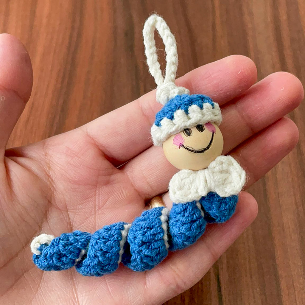 Crochet Spiral Doll Pattern PDF, Mini Hanging Toy Tutorial, Cute Twisted Body Design