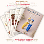 Crochet Spiral Doll Pattern PDF, Mini Hanging Toy Tutorial, Cute Twisted Body Design