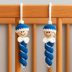 Crochet Spiral Doll Pattern PDF, Mini Hanging Toy Tutorial, Cute Twisted Body Design