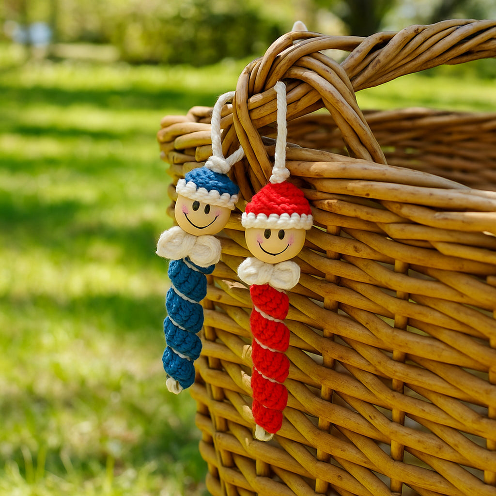 Crochet Spiral Doll Pattern PDF, Mini Hanging Toy Tutorial, Cute Twisted Body Design