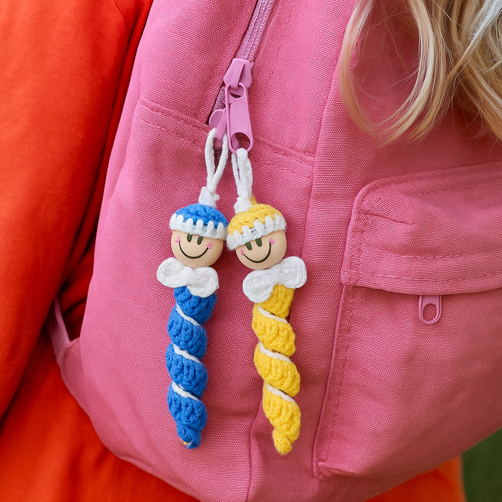 Crochet Spiral Doll Pattern PDF, Mini Hanging Toy Tutorial, Cute Twisted Body Design