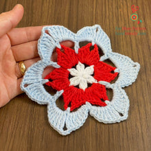 Crochet Star Motif Pattern PDF Instant Download For Geometric DIY Applique Blanket Square Home Decor - Hand Trendy