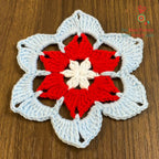 Crochet Star Motif Pattern PDF Instant Download For Geometric DIY Applique Blanket Square Home Decor - Hand Trendy