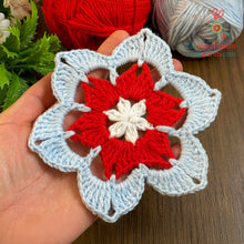 Crochet Star Motif Pattern PDF Instant Download For Geometric DIY Applique Blanket Square Home Decor - Hand Trendy