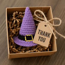 Crochet Witch Hat Pattern For Halloween Decor – Mini Amigurumi Wizard Hat PDF - Hand Trendy