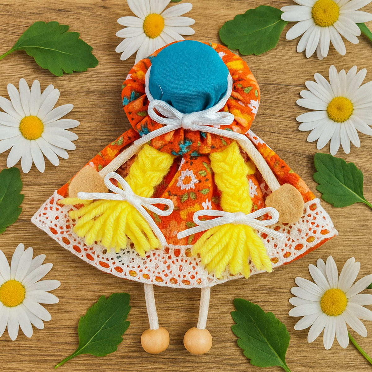 DIY Cloth Girl Magnet Sewing Pattern PDF with Step by Step Instructions - Hand Trendy