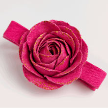 Denim Rose Hair Clip Pattern – Upcycled Fabric Flower Barrette PDF DIY