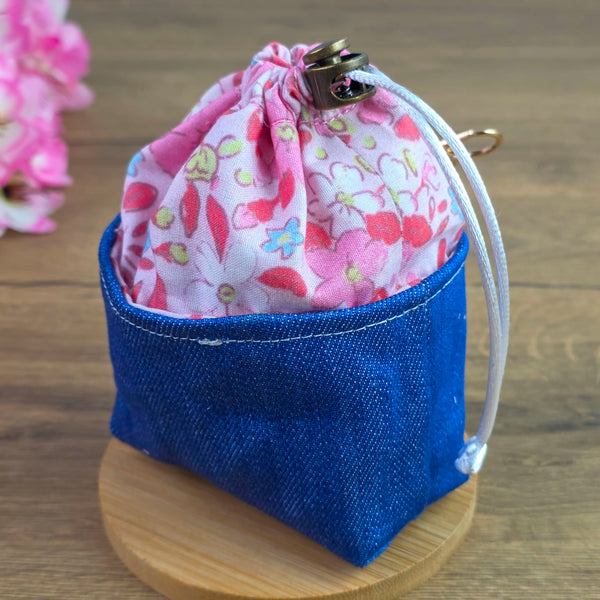 Drawstring Box Pouch Sewing Pattern – Mini Fabric Bag PDF Tutorial for Beginners
