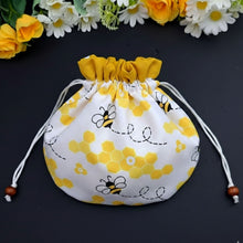 Drawstring Bag Sewing Pattern PDF For Lined Fabric Pouch Organizer Makeup Storage
