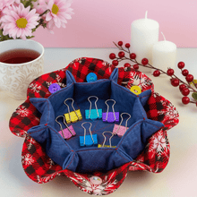 Fabric Basket Sewing Pattern For Beginners – Quilted Organizer Bowl – Multipurpose Storage Basket Sewing Tutorial - Hand Trendy