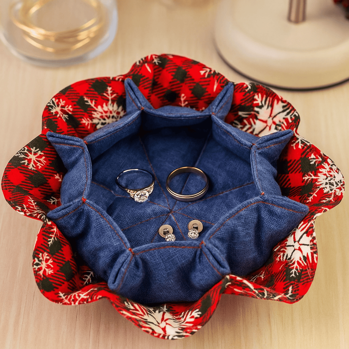 Fabric Basket Sewing Pattern For Beginners – Quilted Organizer Bowl – Multipurpose Storage Basket Sewing Tutorial - Hand Trendy
