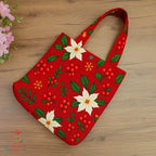 Floral Mini Tote Bag Sewing Pattern – Reversible Fabric Bag PDF Tutorial for Beginners - Hand Trendy
