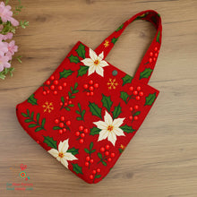Floral Mini Tote Bag Sewing Pattern – Reversible Fabric Bag PDF Tutorial for Beginners