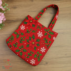 Floral Mini Tote Bag Sewing Pattern – Reversible Fabric Bag PDF Tutorial for Beginners - Hand Trendy