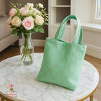 Floral Mini Tote Bag Sewing Pattern – Reversible Fabric Bag PDF Tutorial for Beginners - Hand Trendy