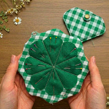 Folding Needle Case Pattern PDF Sewing Tutorial With Flower Pin Cushion Organizer For Travel