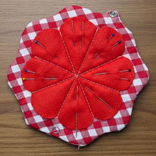 Folding Needle Case Pattern PDF Sewing Tutorial With Flower Pin Cushion Organizer For Travel